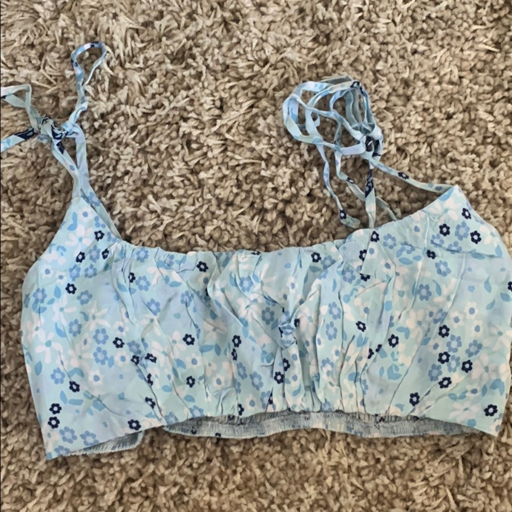 Blue tank top